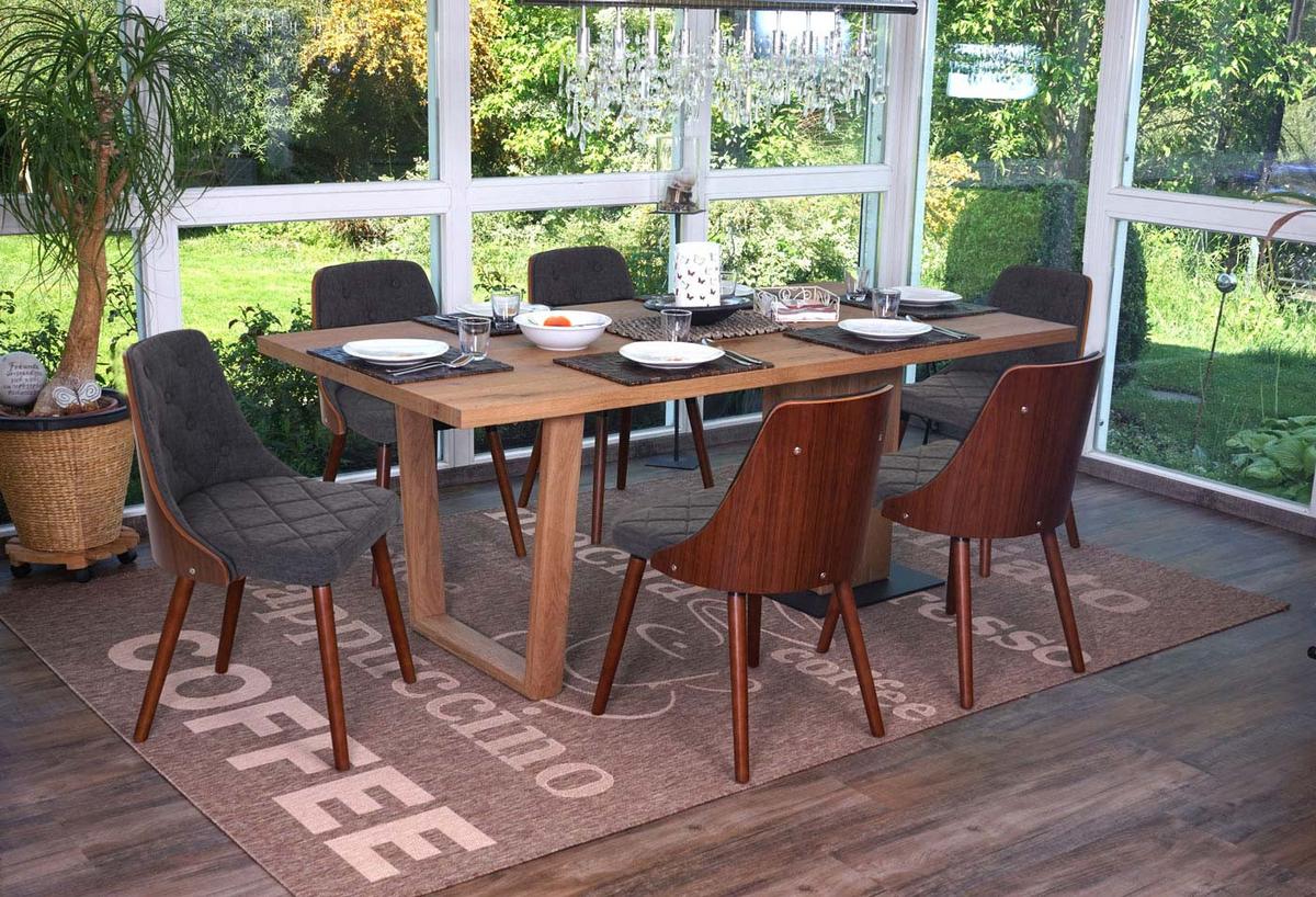 ESSZIMMERSTUHL Grau - Grau, Textil (50/82/53cm) - MCW