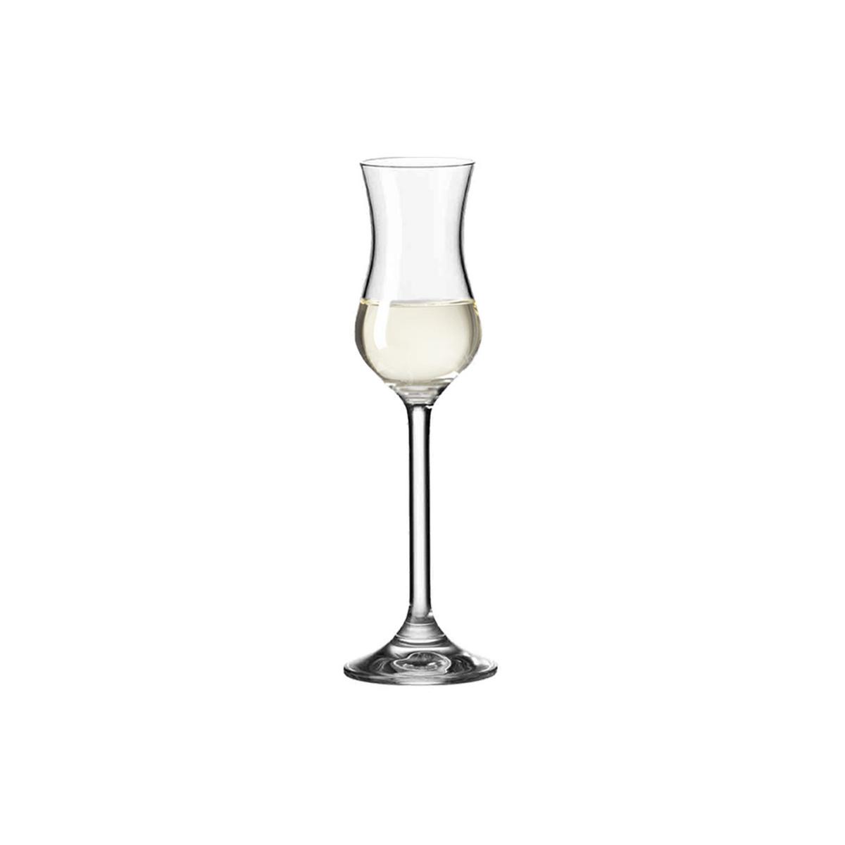 GRAPPAGLAS Daily transparent 100 ml 12er Set - Transparent, Glas (0.1L) - Leonardo Living