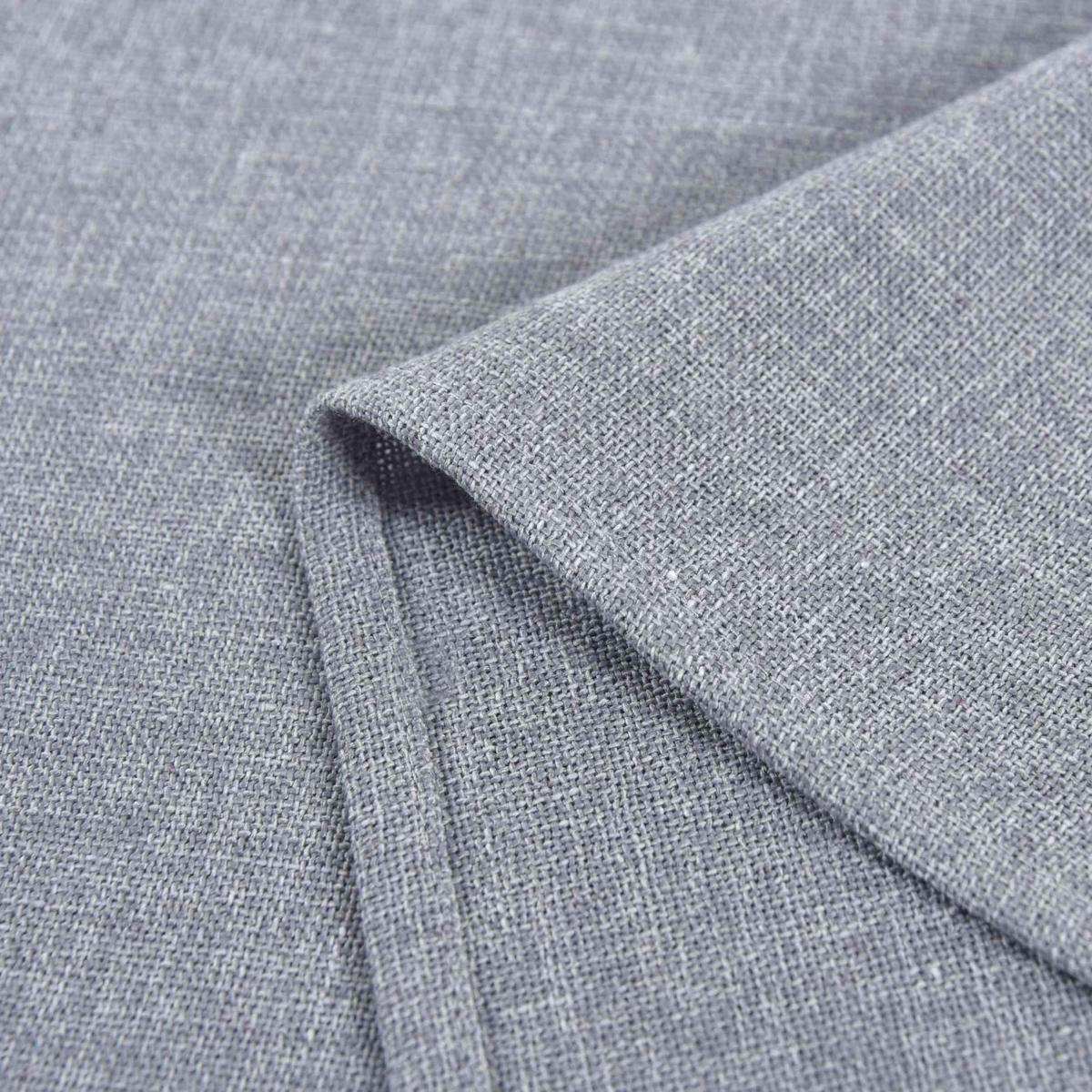VORHANG 2ER SET »Essen« HxB 245x145 cm Dunkelgrau - Dunkelgrau, Textil (145/245cm) - Gardinenbox