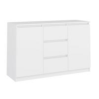 KOMMODE Weiß 120/75/40 - Weiß, Holzwerkstoff (120/75/40cm) - RAUMHIRSCH FURNITURE