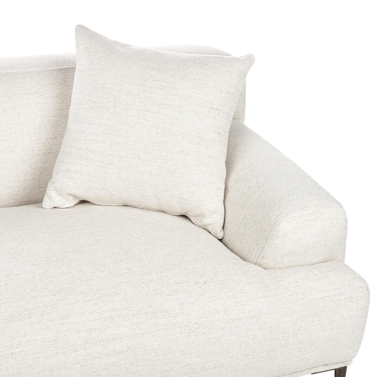 3-SITZER-SOFA Stoff Hellbeige Matila - Beige, Textil (233/70/94cm) - Beliani