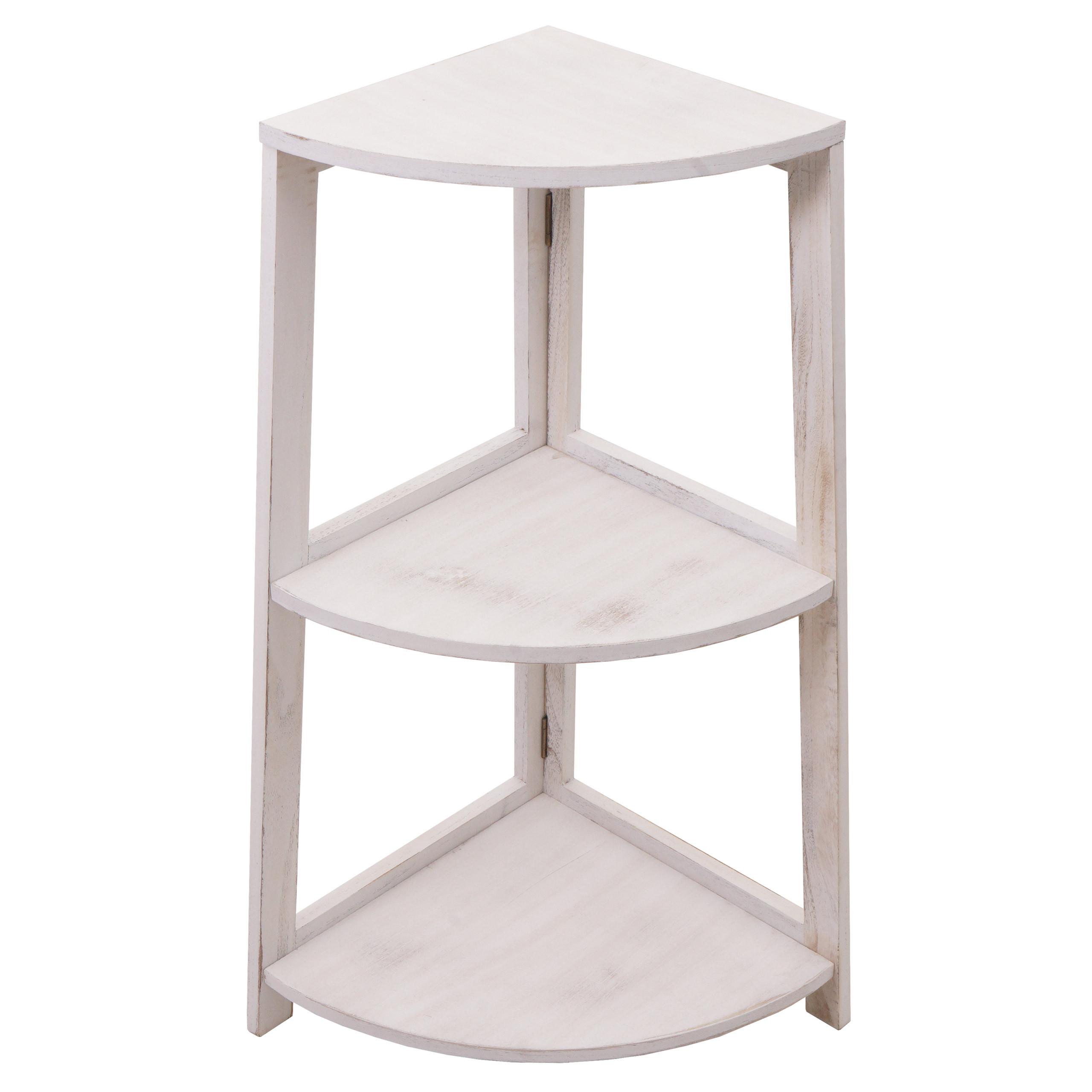 ECKREGAL Weiß - Weiß, Holz (37/81/34cm) - MCW