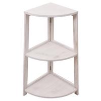 ECKREGAL Weiß - Weiß, Holz (37/81/34cm) - MCW