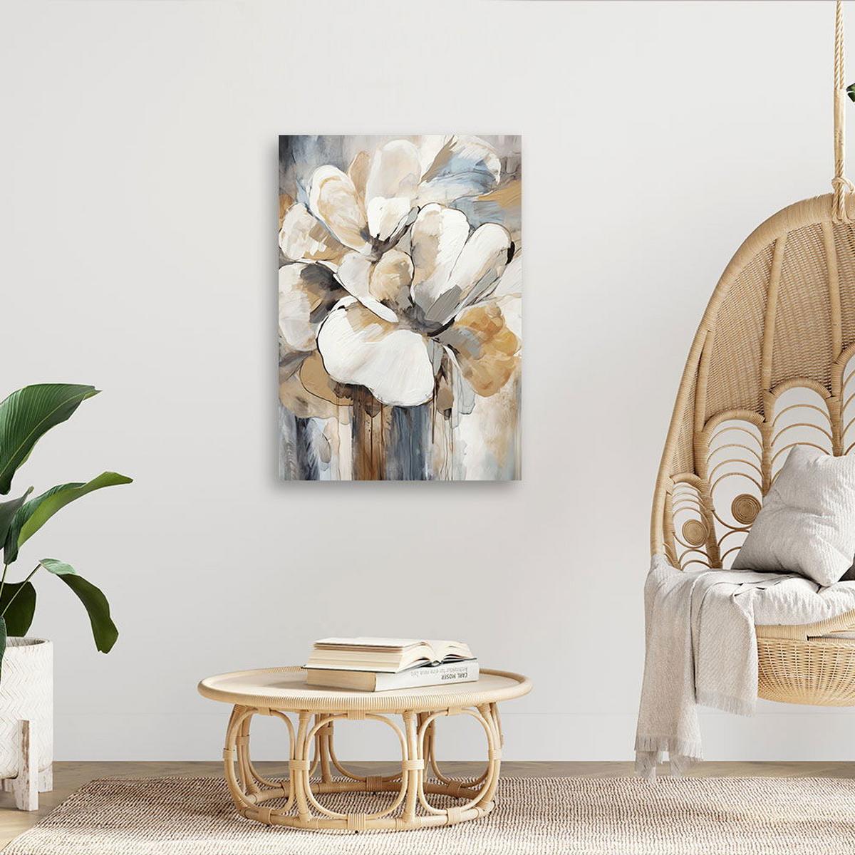 KUNSTDRUCK Beige 80/120 cm - Beige, Textil (80/120cm) - KUNSTLOFT