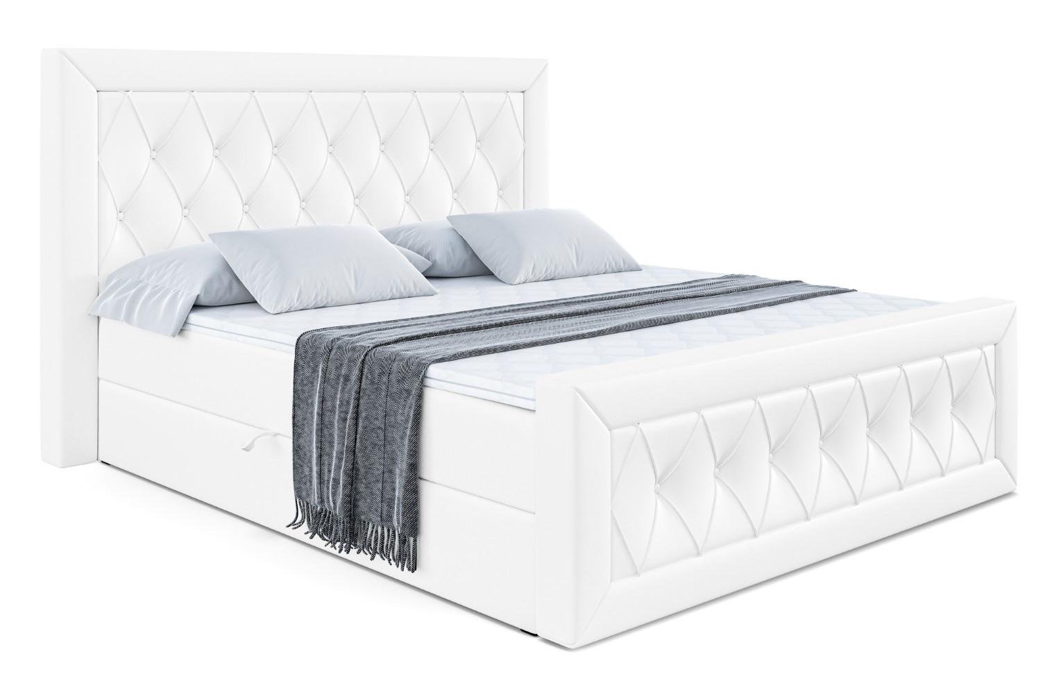 BOXBETT NOEL-Z - 200 x 200 - H3 - Weiß Hochglanz - Weiß Hochglanz, Holzwerkstoff (200/200cm) - ALTDECOR