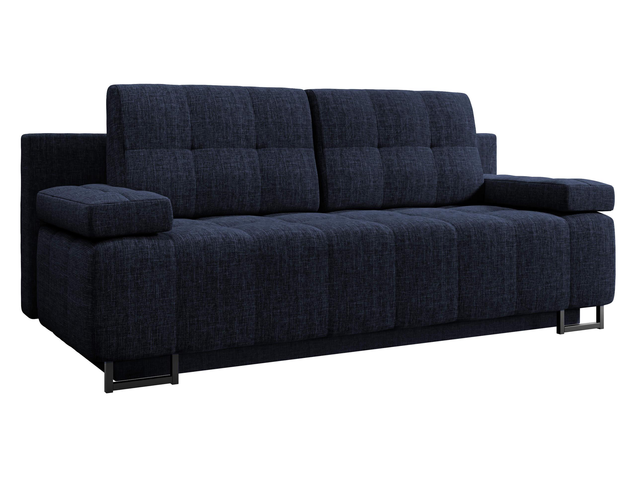 SCHLAFSOFA Morena D - Schwarz/Dunkelblau, Holz/Textil (200/90/90cm) - MIRJAN24