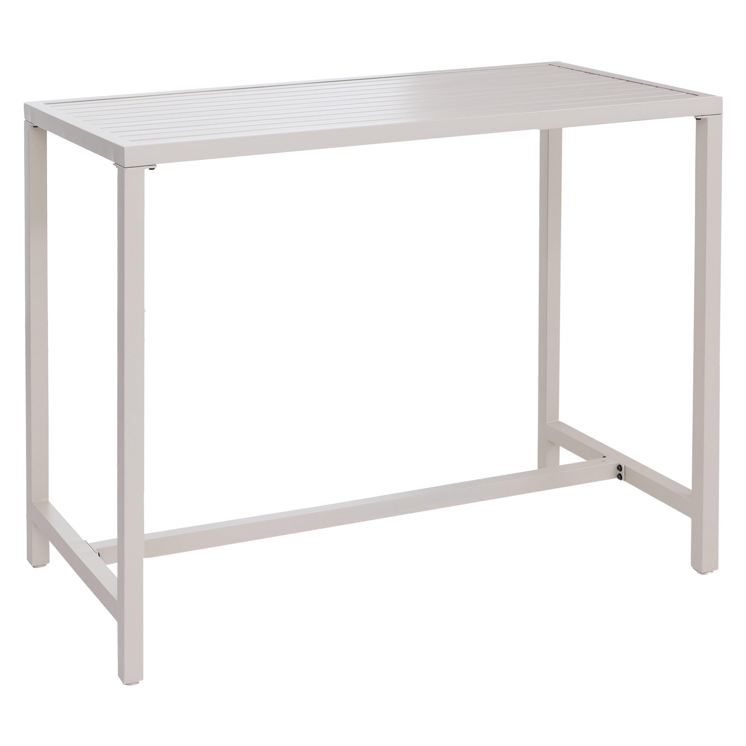 STEHTISCH eckig Beige - Beige, Metall (65/130/105cm) - MCW