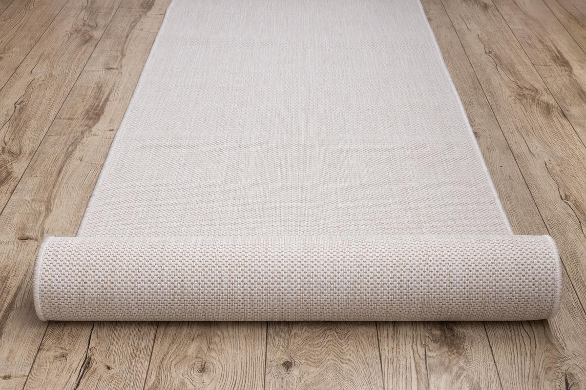 LÄUFER SISAL SION 100/100 cm - Creme, Textil (100/100cm) - rugsX
