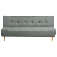 SCHLAFSOFA 3-Sitzer Stoff Grün Alsten - Grün, Textil (183/80/79cm) - Beliani
