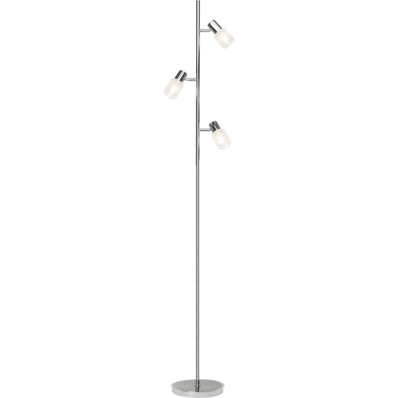 STANDLEUCHTE Lea G32459/77 - Silberfarben, Metall (26.5/22/157.5cm) - Brilliant