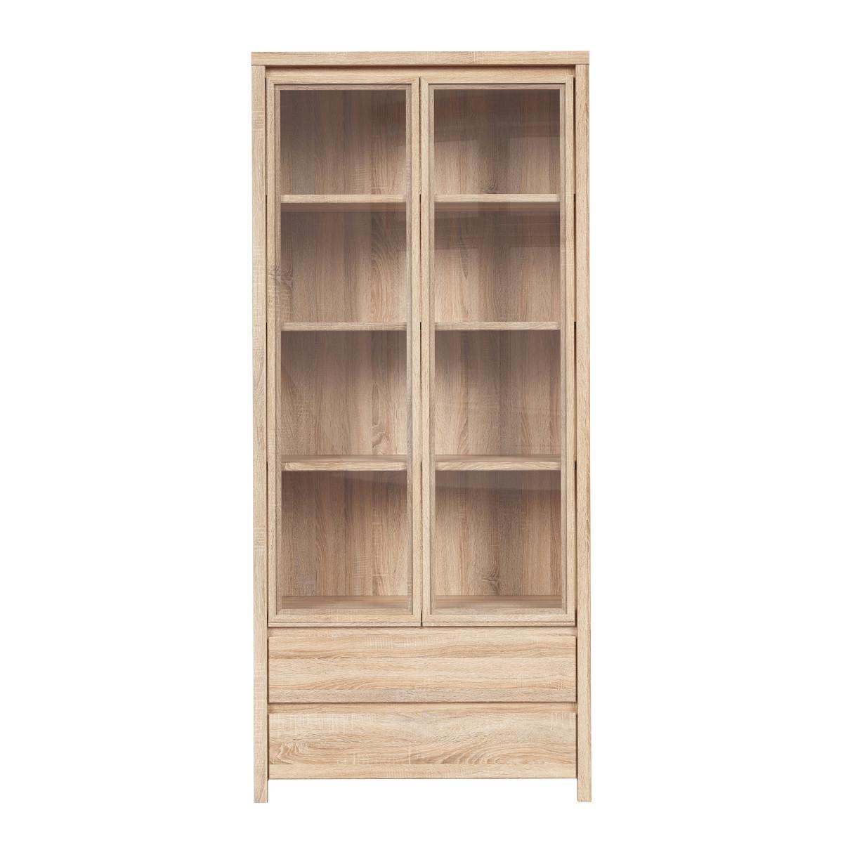 GESCHIRRSCHRANK Soren Holz - Braun, Holzwerkstoff (90/200.5/40.5cm) - Petits-meubles