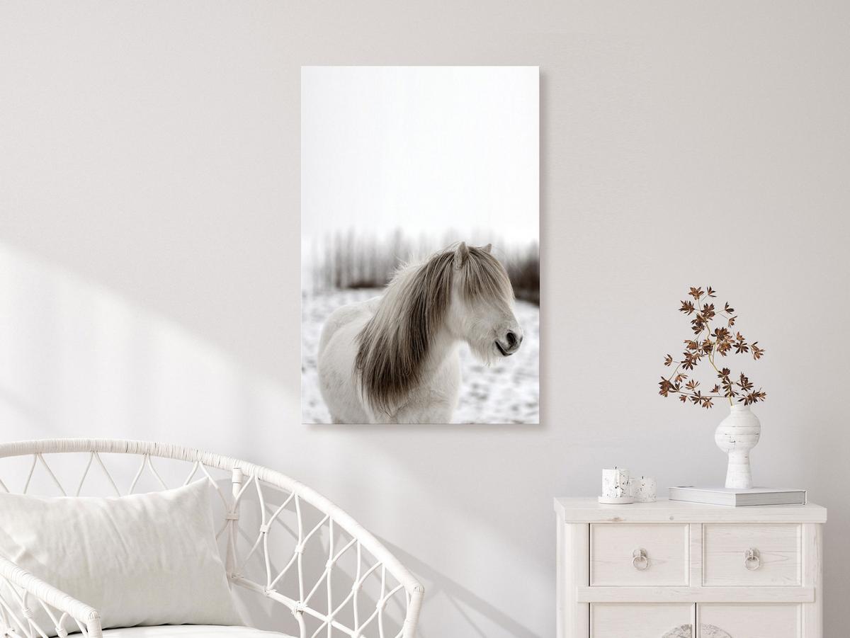 KUNSTDRUCK Grau 40/60 cm - Beige/Grau, Textil (40/60cm) - KUNSTLOFT