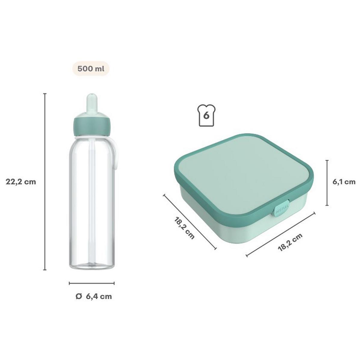 LUNCHSET XL Campus (2025) Cool Pink 2-tlg. - Pink, Kunststoff (2/2/2cm) - Mepal