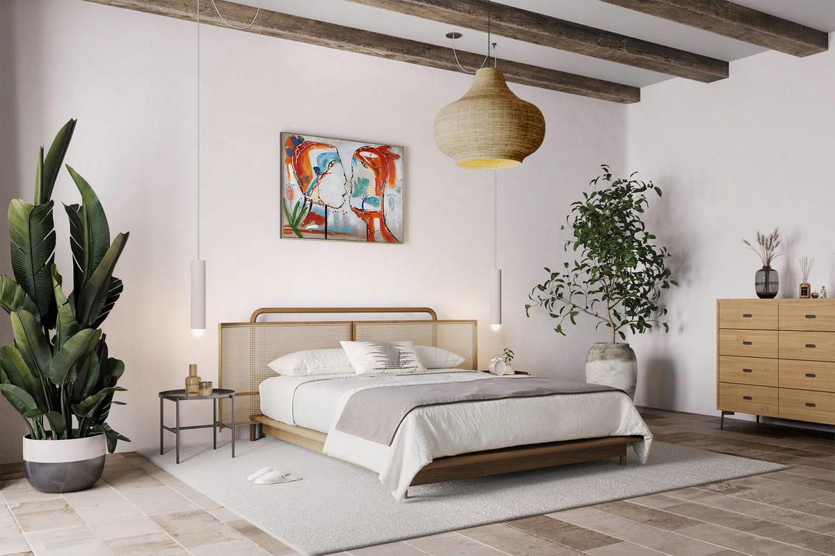 ÖLGEMÄLDE 100/75 cm - Blau/Gelb, Holz/Textil (100/75cm) - KUNSTLOFT