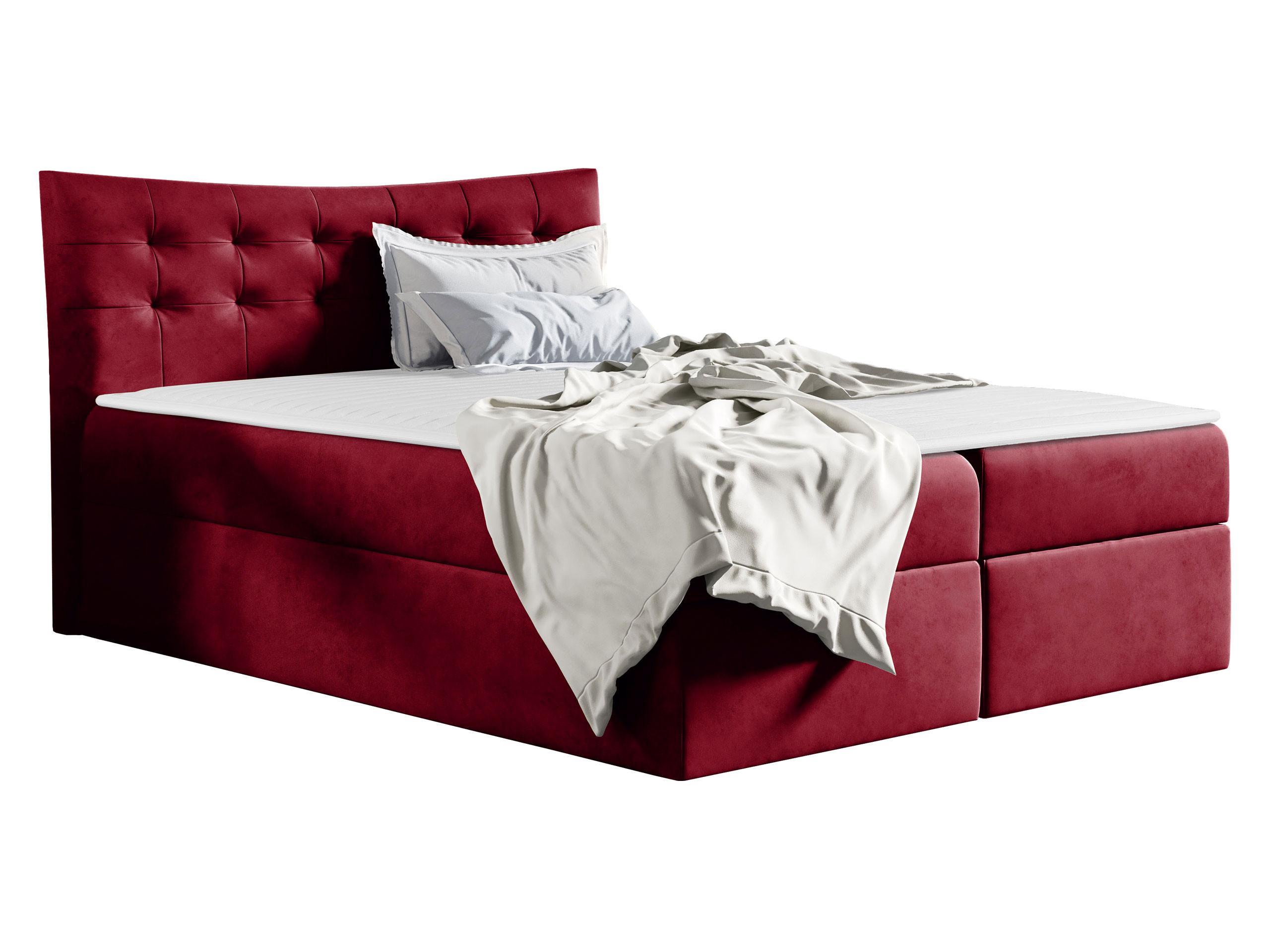 BOXBETT Havana - H3 - Rot, Holz (160/200cm) - MIRJAN24