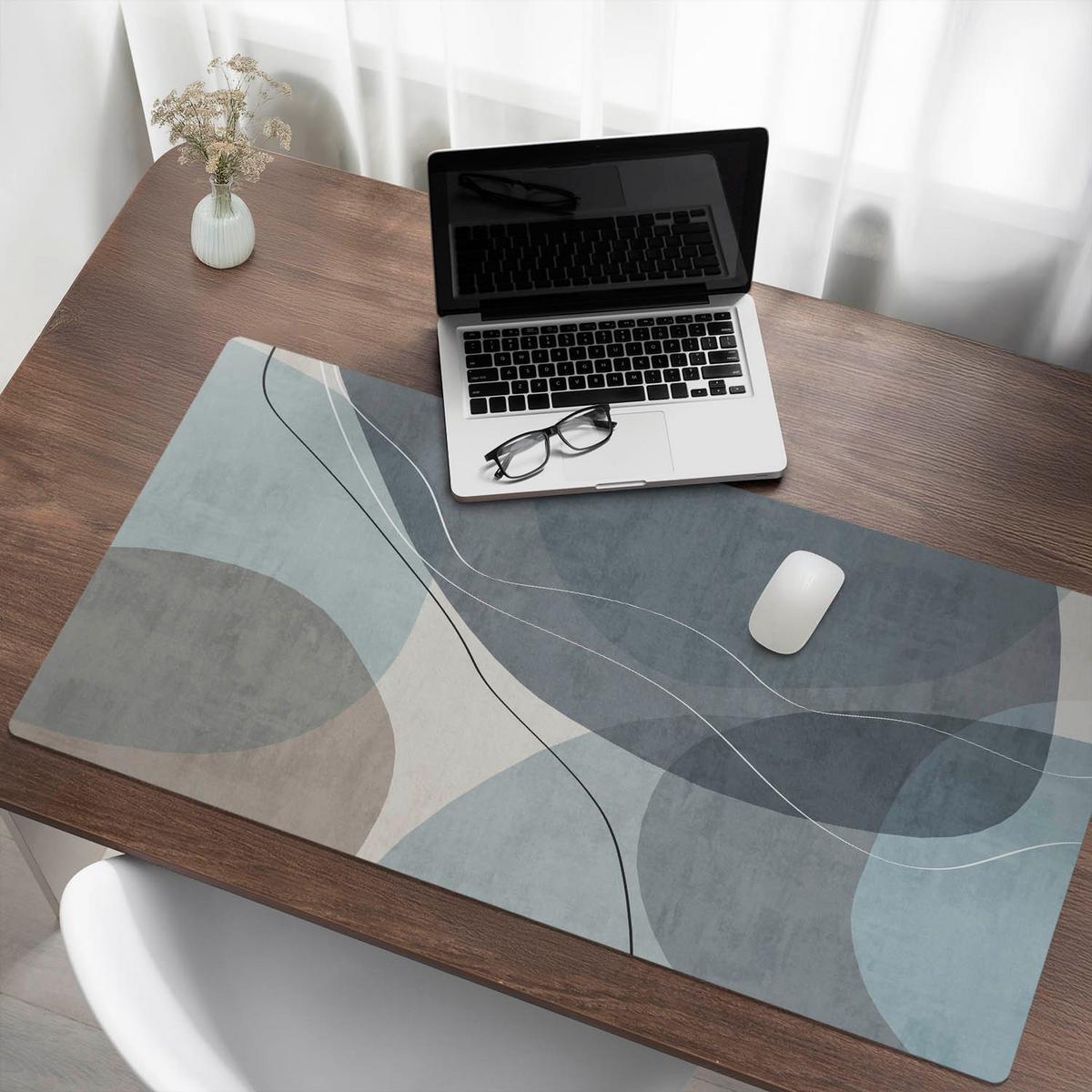 SCHREIBTISCHUNTERLAGE 120x60 cm Blau - Dunkelblau, Kunststoff (120/60/1.6cm) - Wallfluent