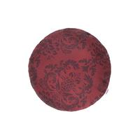 KISSENNHÜLLE Rund Epoche karmin-rot 40 cm Ø - Dunkelrot, Textil (40/40cm) - beties Heimtextil
