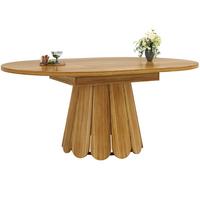 ESSTISCH ausziehbar 118-158 cm Vintage Holzoptik - Weiß, Holzwerkstoff (118/118/76cm) - Urban Meuble