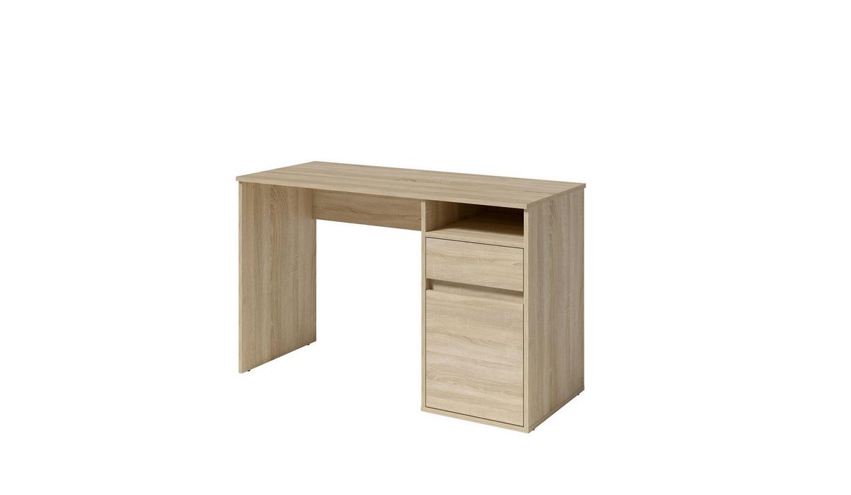 SCHREIBTISCH REGIS 120x53x75,5 cm Bürotisch Computertisch, Sonoma Eiche - Sonoma Eiche, Holzwerkstoff (53/120/75.5cm) - MASSENO