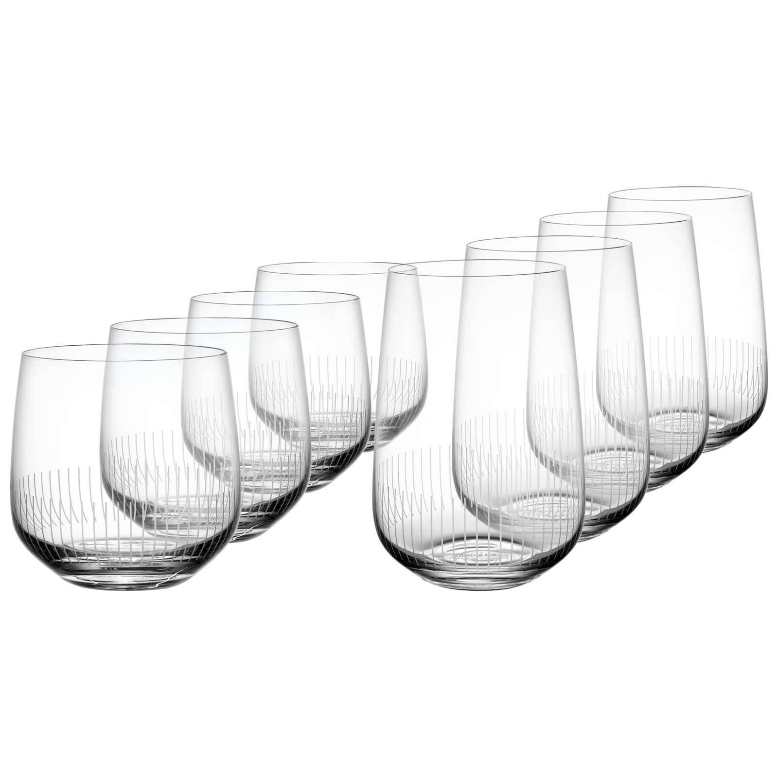 LONGDRINK- UND WASSERGLÄSER Afina transparent 200 & 300 ml 8-tlg. - Transparent, Glas (0.001L) - Villeroy & Boch