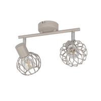 DECKENSTRAHLER Krythveth 25/10/18 cm - Grau, Metall (25/10/18cm) - ZMH