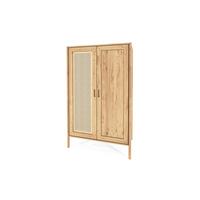 KLEIDERSCHRANK INA Wildeiche - Beige, Holz (108/175/60cm) - byoak