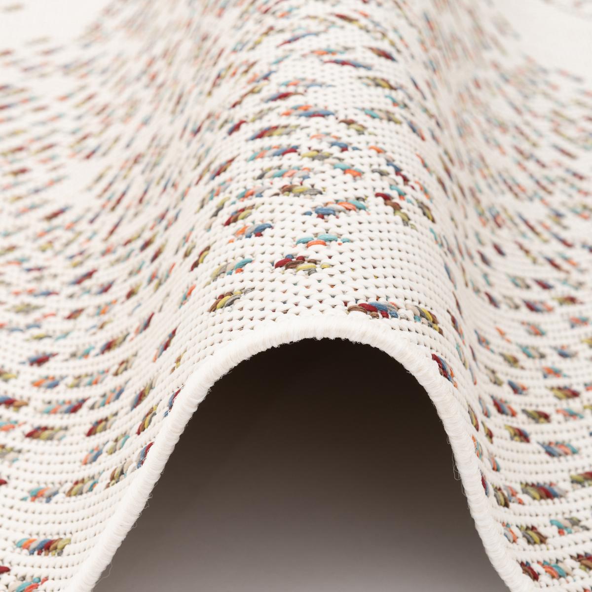 IN & OUTDOOR TEPPICH CAMPUS PIXEL RAUTEN - Beige, Textil (80/150cm) - Pergamon