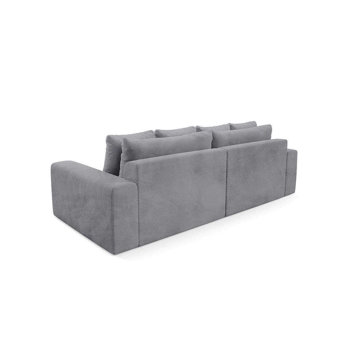SOFA Paola 3 Sitzplätze Hellgrau - Hellgrau, Holz (272/86/120cm) - Petits-meubles