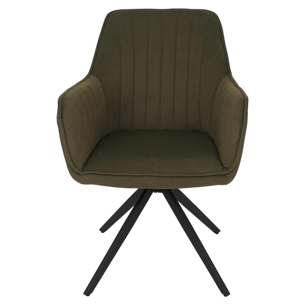 ESSZIMMERSTUHL Grün 2er-Set - Grün, Textil (60/87/68cm) - MCW