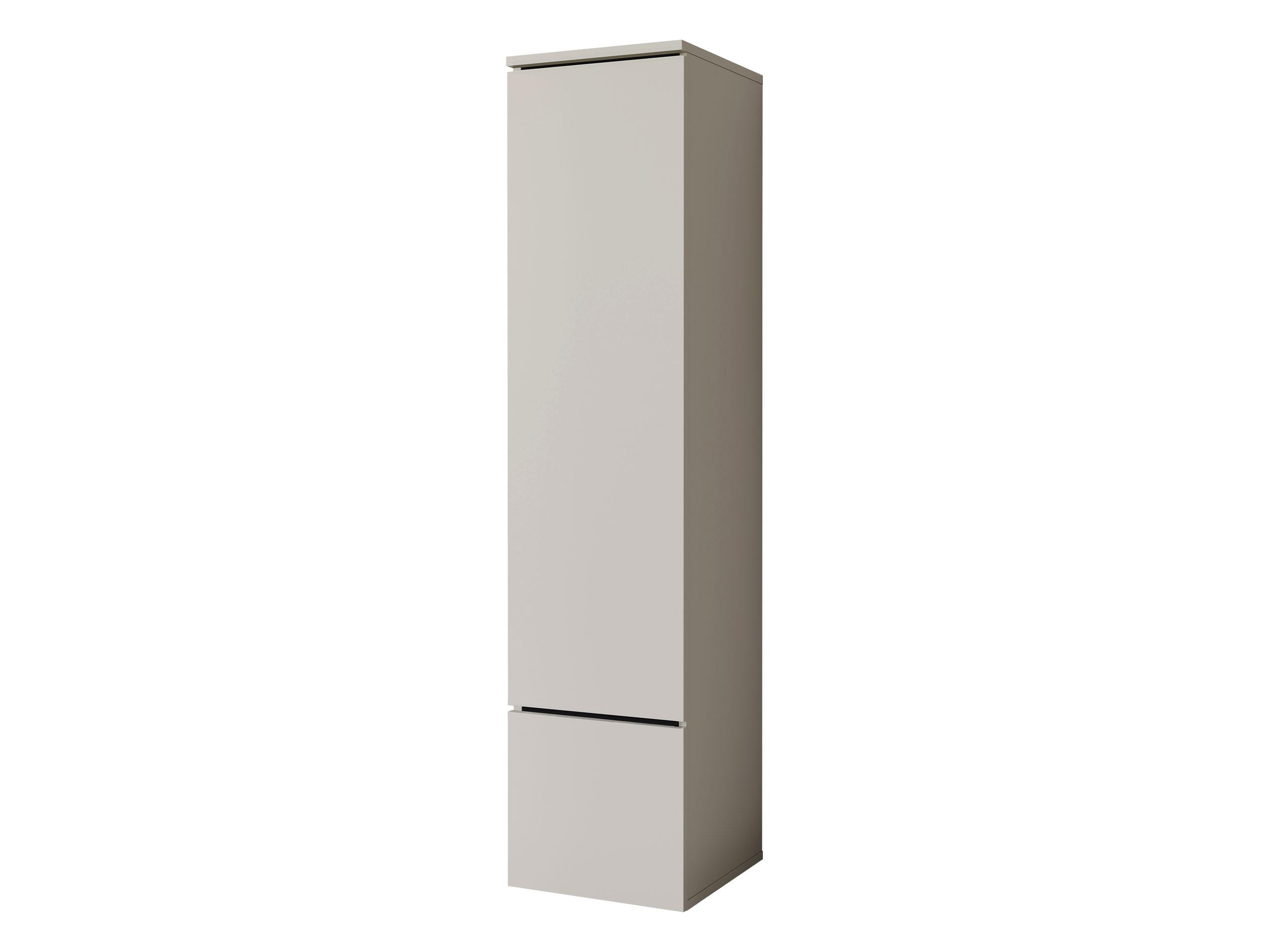 HÄNGEVITRINE Vera 001 mit LED Beleuchtung - Kaschmir/Alufarben, Holzwerkstoff/Kunststoff (30/130/33cm) - MIRJAN24
