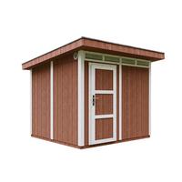 HOLZ-GARTENHAUS basis LP SmartSide 5,9m² mit B279xL293xH239 cm - M903 - REDWOOD RED - Beige, Holz (294/237/279cm) - Timbela