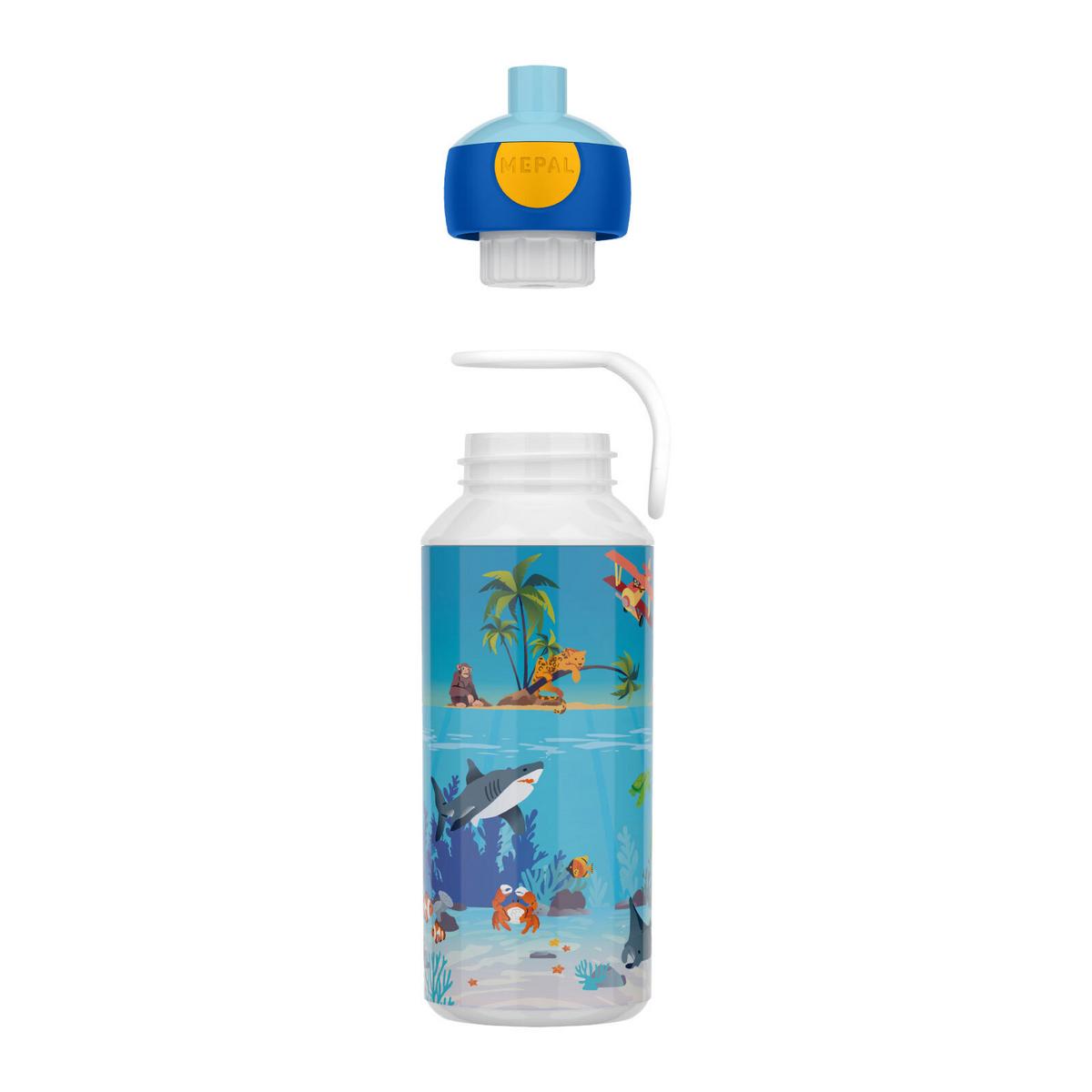 POP-UP TRINKFLASCHE Campus (2025) Tropical Ocean 400 ml - Blau, Kunststoff (0.4L) - Mepal