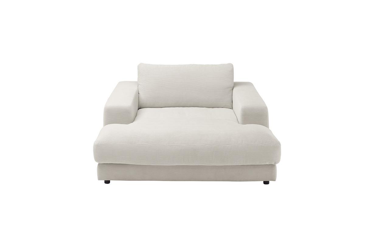 LONGSEAT MADELINE Silber Cord - Silberfarben/Schwarz, Kunststoff/Textil (150/86/170cm) - KAWOLA