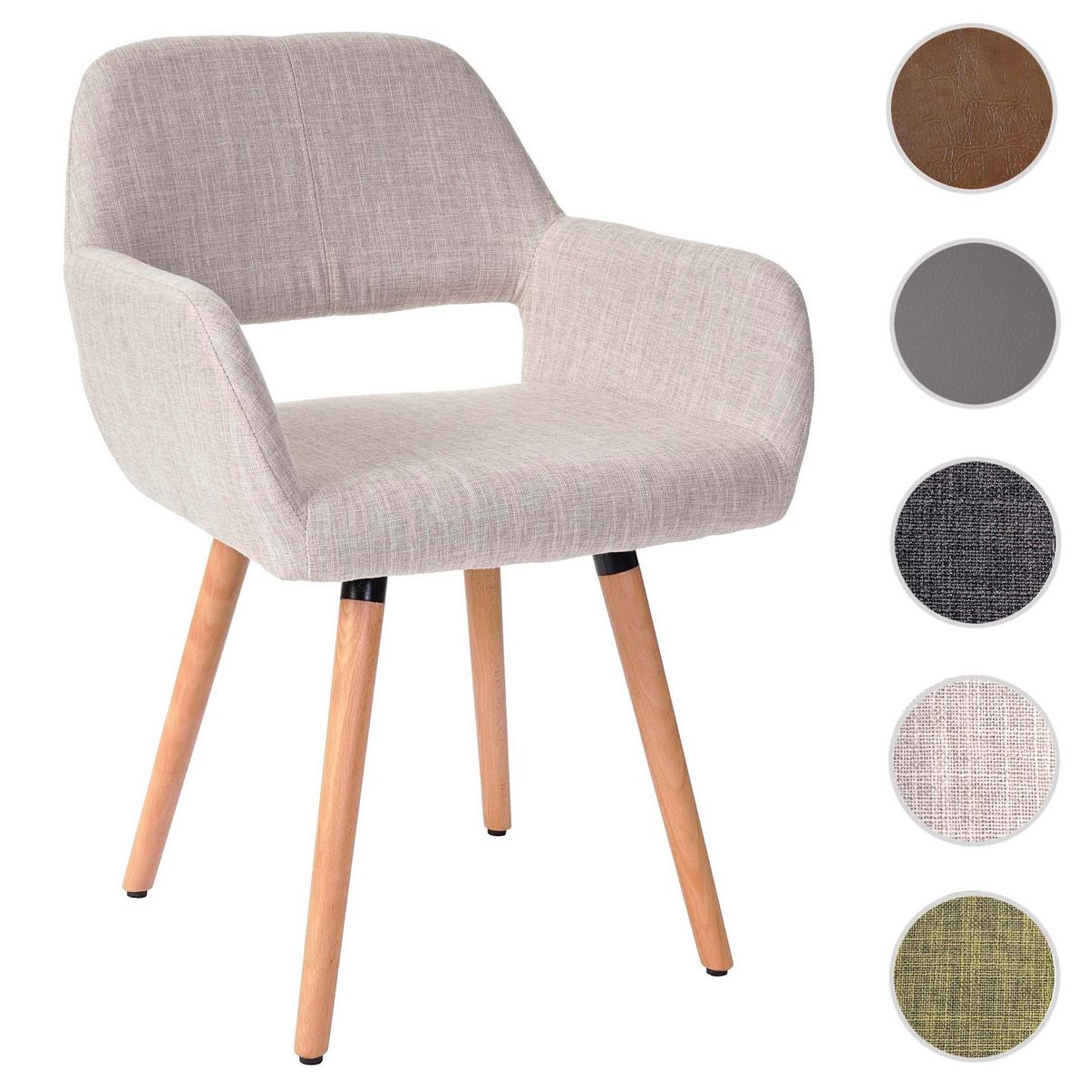 ESSZIMMERSTUHL Beige, Grau - Greige/Beige, Holz (56/78/57cm) - MCW