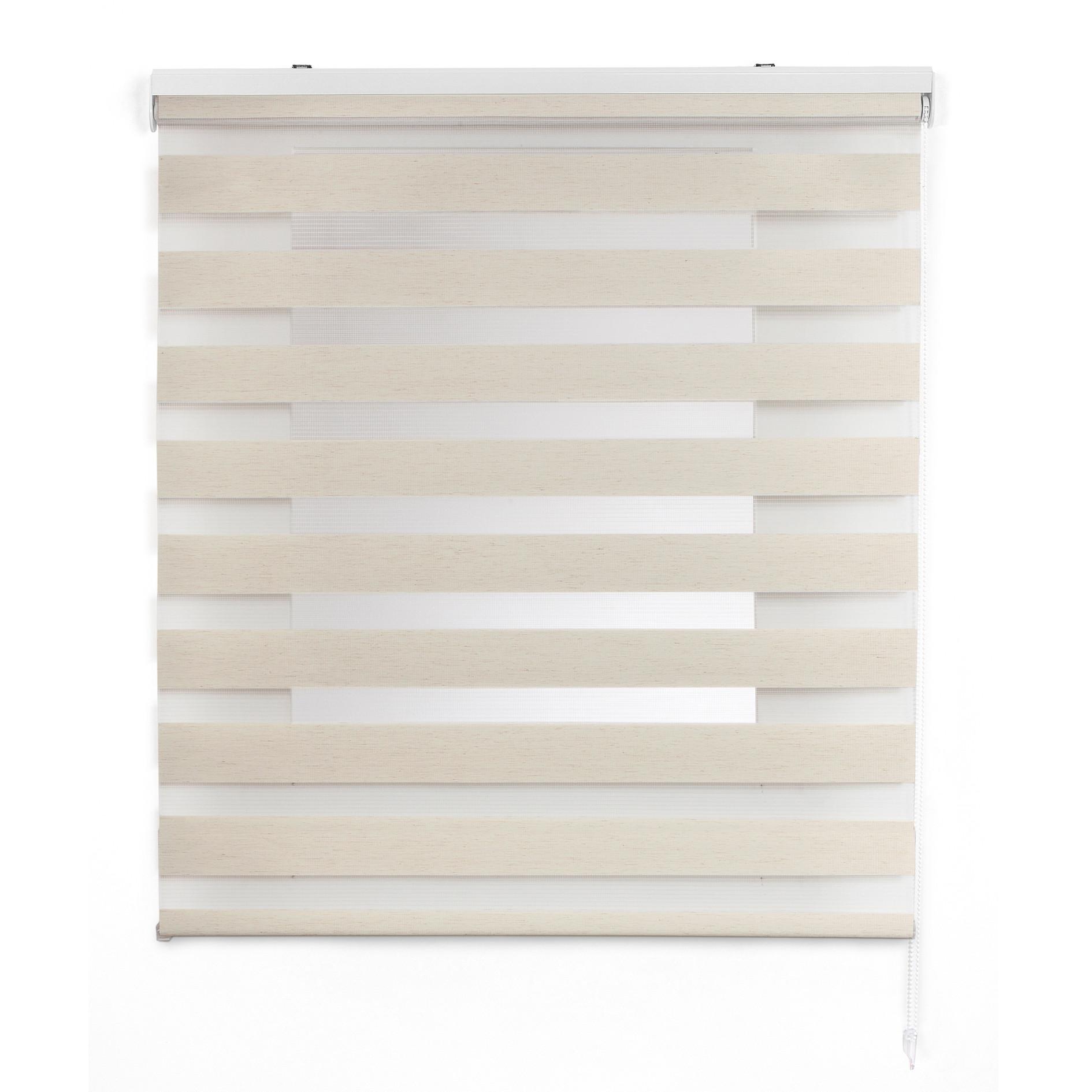 DOPPELROLLO Linen 180X250 - Beige, Kunststoff (180/250cm) - STORESDECO