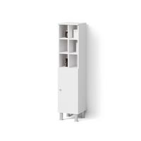 MIDISCHRANK Fucino Weiß 30 x 130.6 cm große Tür - Weiß, Holzwerkstoff (30/130.6/30cm) - Livinity®