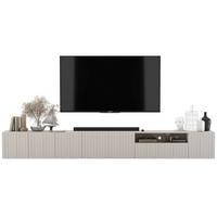 TV-LOWBOARD 2-er Set Elpis2 Kaschmir Matt Glamour 150 cm - Kaschmir, Holzwerkstoff (300/37.5/36.5cm) - Meble Lindner