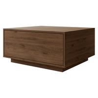 COUCHTISCH Bavro - Nussbaumfarben/Schwarz, Holzwerkstoff/Kunststoff (70/80/39cm) - MIRJAN24
