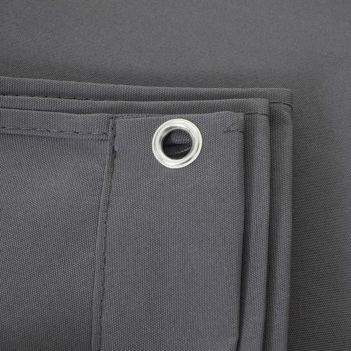 ERSATZBEZUG DACH FÜR PERGOLA BEJA Grau - Grau, Textil (372/1/596cm) - MCW