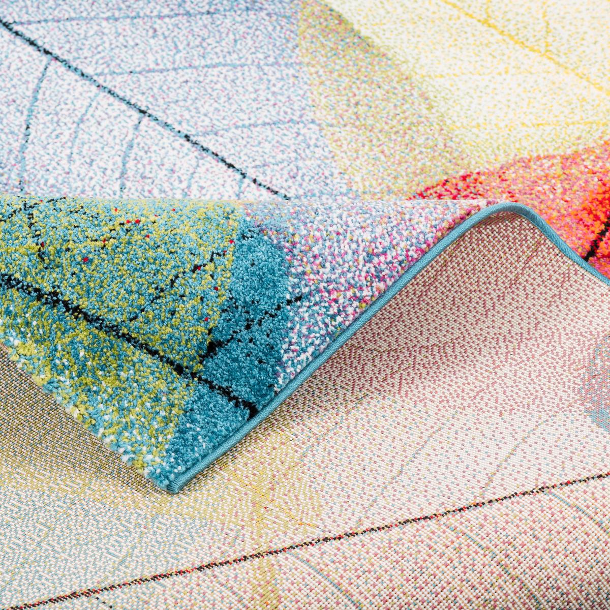 DESIGNER TEPPICH FARO TROPICAL BLÄTTER - Multicolor, Textil (200/290cm) - Pergamon