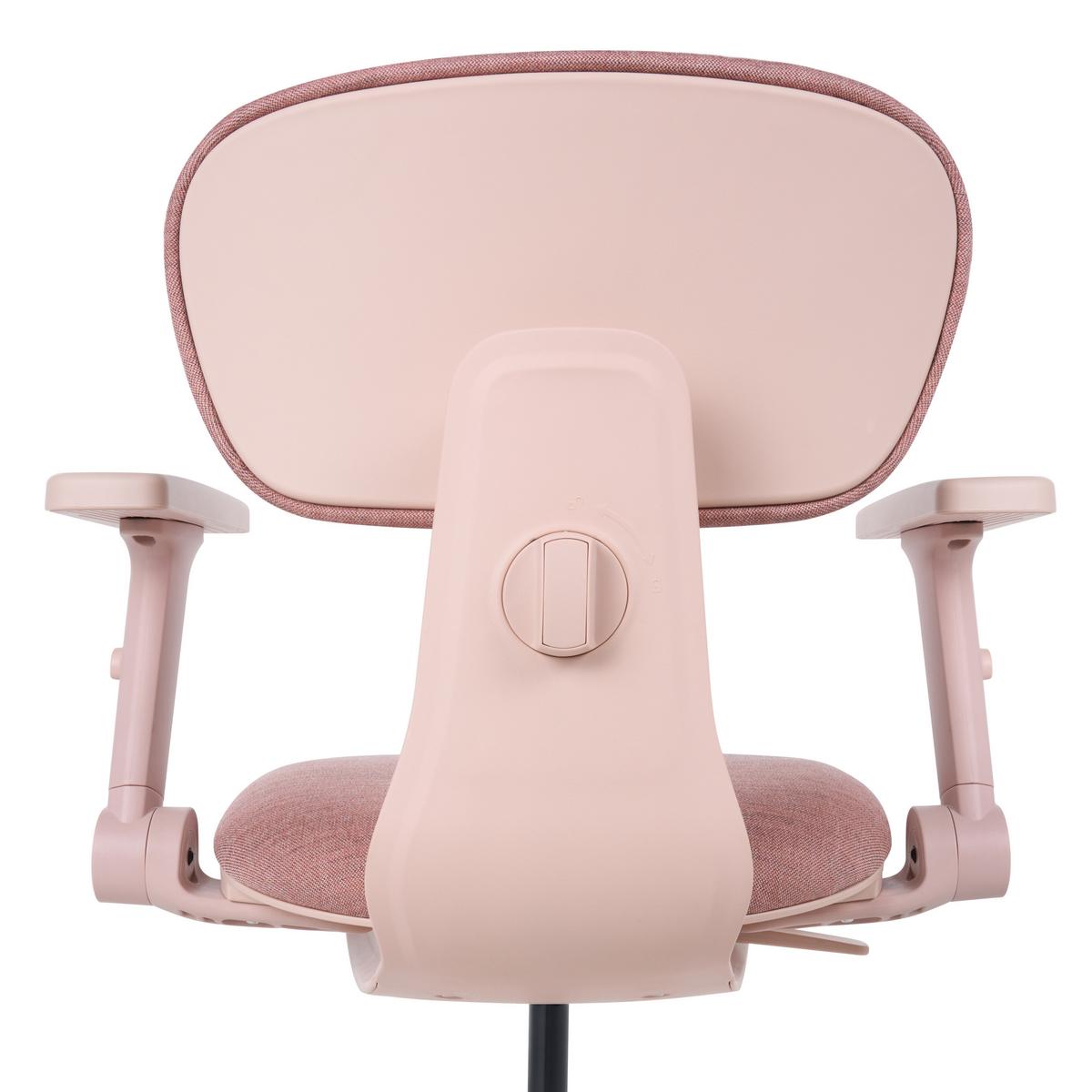 BÜROSTUHL Stoff Rosa Core - Pink, Textil (68/88/68cm) - Beliani