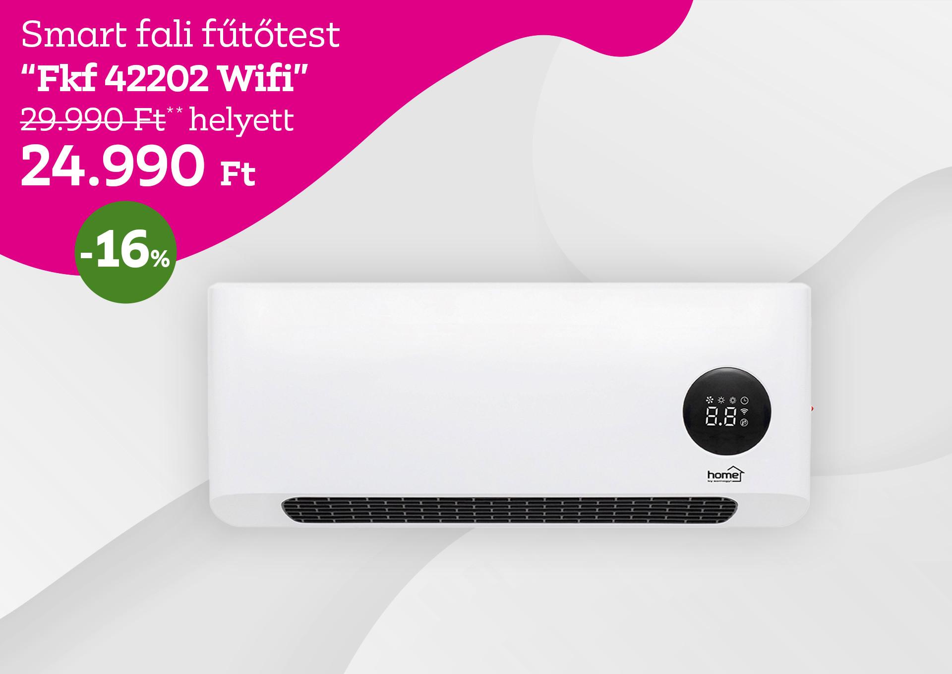 Fűtőtest FKF42202WIFI 29990 Forint helyett 24990 Forint, kedvezmény mértéke 16%