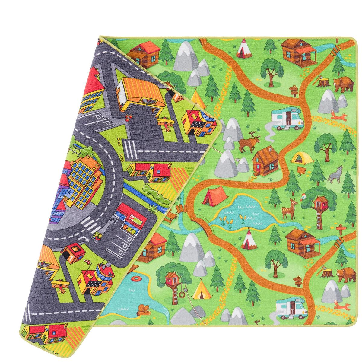 STRASSENTEPPICH BEIDSEITIG STRASSENLANDSCHAFTEN - Anthrazit, Textil (80/200cm) - Snapstyle