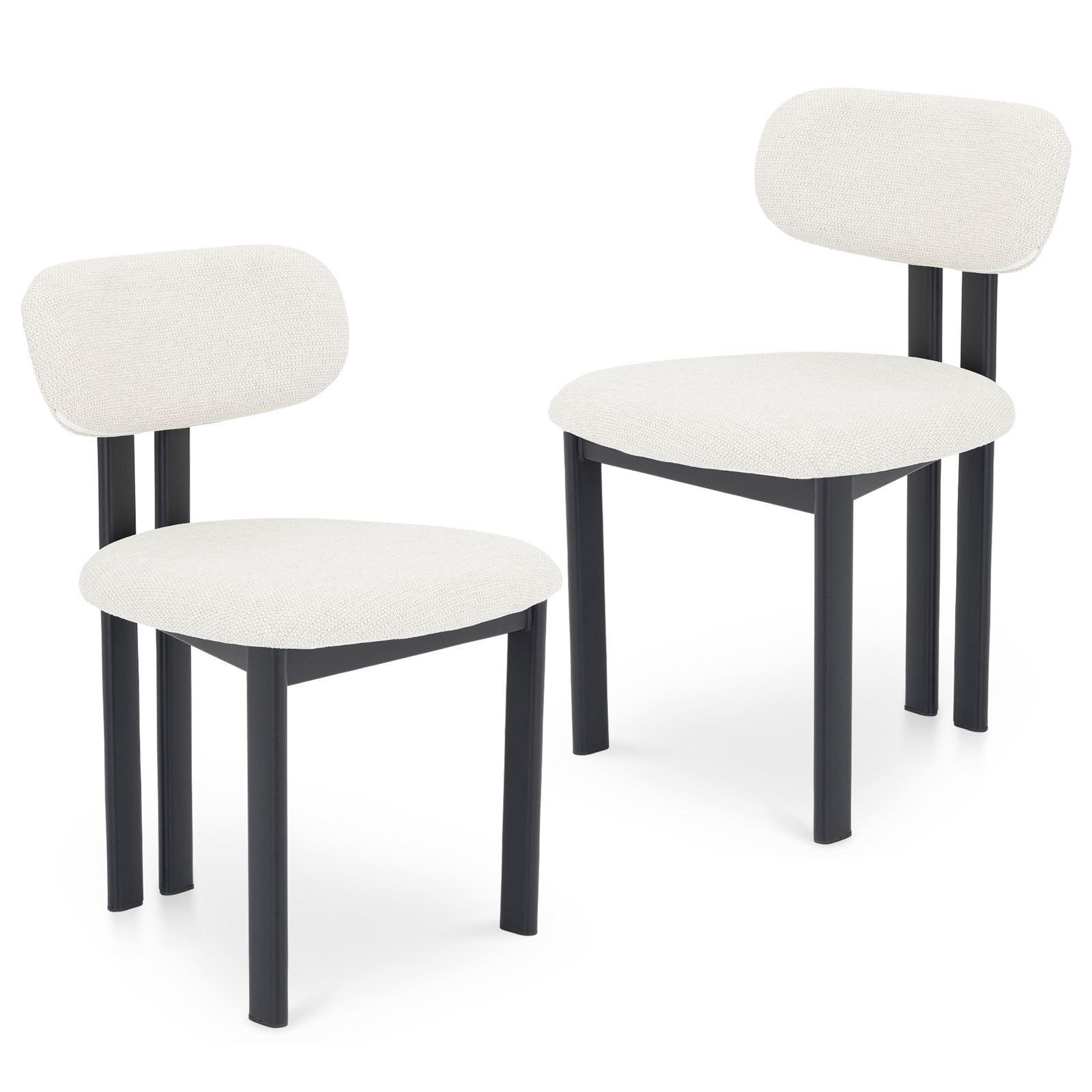 ESSZIMMERSTUHL FRANCA 2er-Set weiß - Weiß, Textil (51/80/53cm) - IDIMEX
