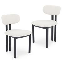 ESSZIMMERSTUHL FRANCA 2er-Set weiß - Weiß, Textil (51/80/53cm) - IDIMEX