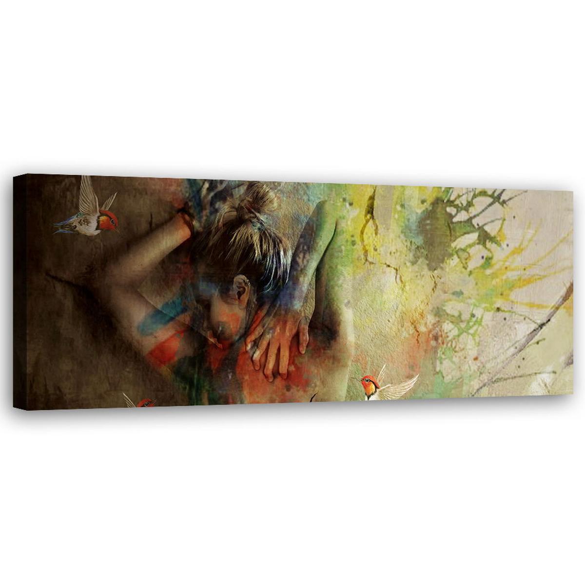 KUNSTDRUCK Bunt 120/40 cm - Multicolor, Textil (120/40cm) - KUNSTLOFT
