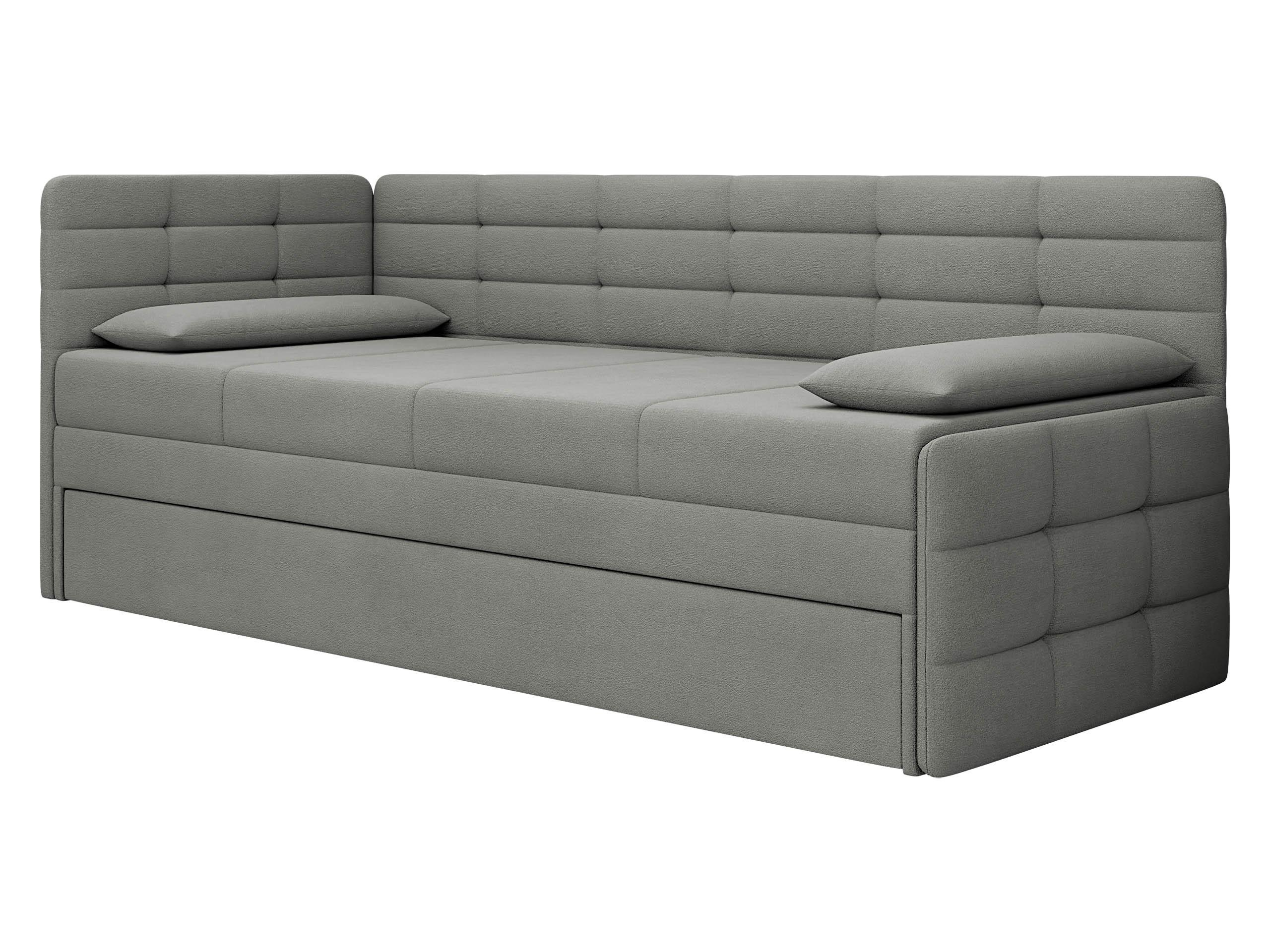 JUGENDBETT Sand - Schwarz/Grau, Holz/Kunststoff (162/189cm) - MIRJAN24