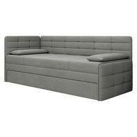 JUGENDBETT Sand - Schwarz/Grau, Holz/Kunststoff (162/189cm) - MIRJAN24