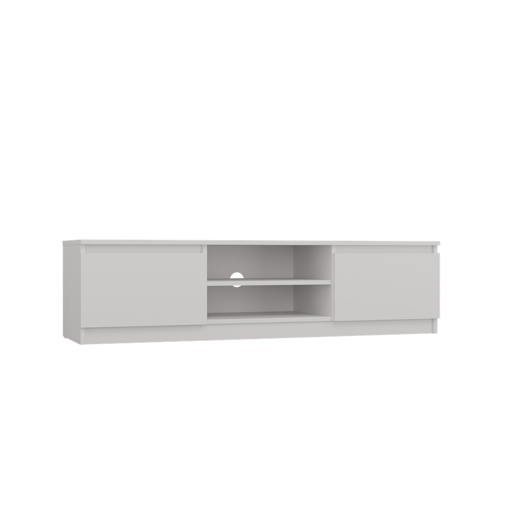 LOWBOARD Weiß 140/36/40 - Weiß, Holzwerkstoff (140/36/40cm) - RAUMHIRSCH FURNITURE