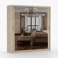 KLEIDERSCHRANK Tokyo M 203 cm, 203/215/58, 2-türig, sonoma-eiche - Sonoma Eiche, Holzwerkstoff (203/58/215cm) - imoebel24